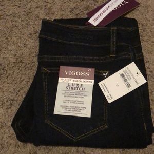 Vigoss mid rise market skinny jean 27 NWT